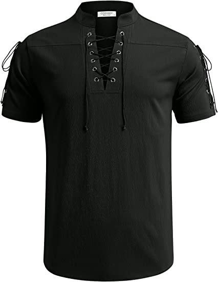 T-shirt Viking à manches courtes noir