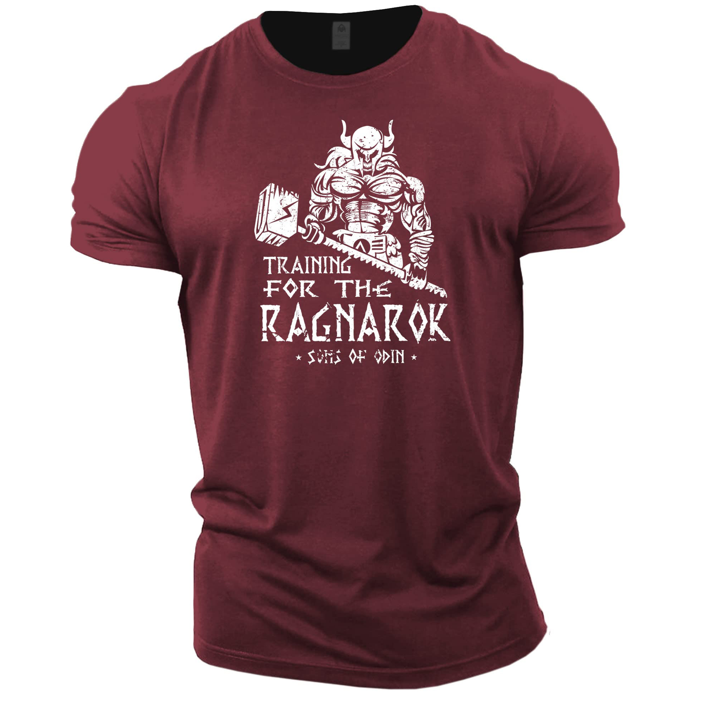 T-shirt Viking training for ragnarok Bordeaux