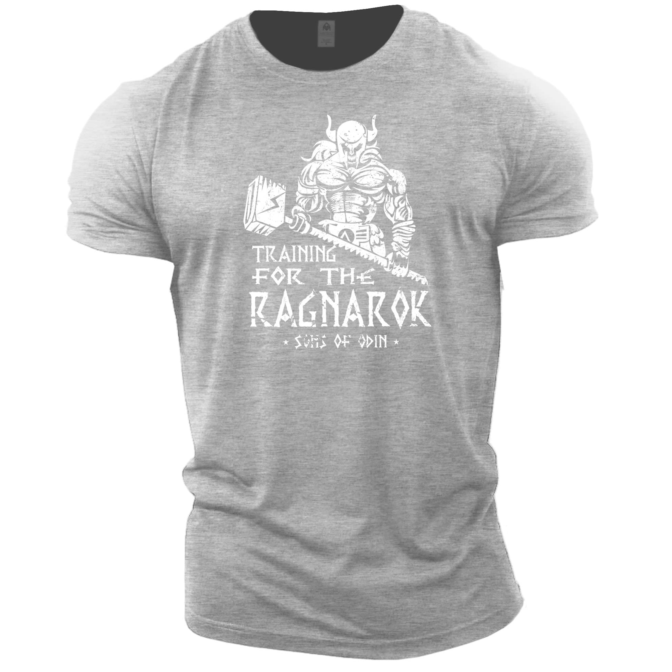 T-shirt Viking training for ragnarok gris