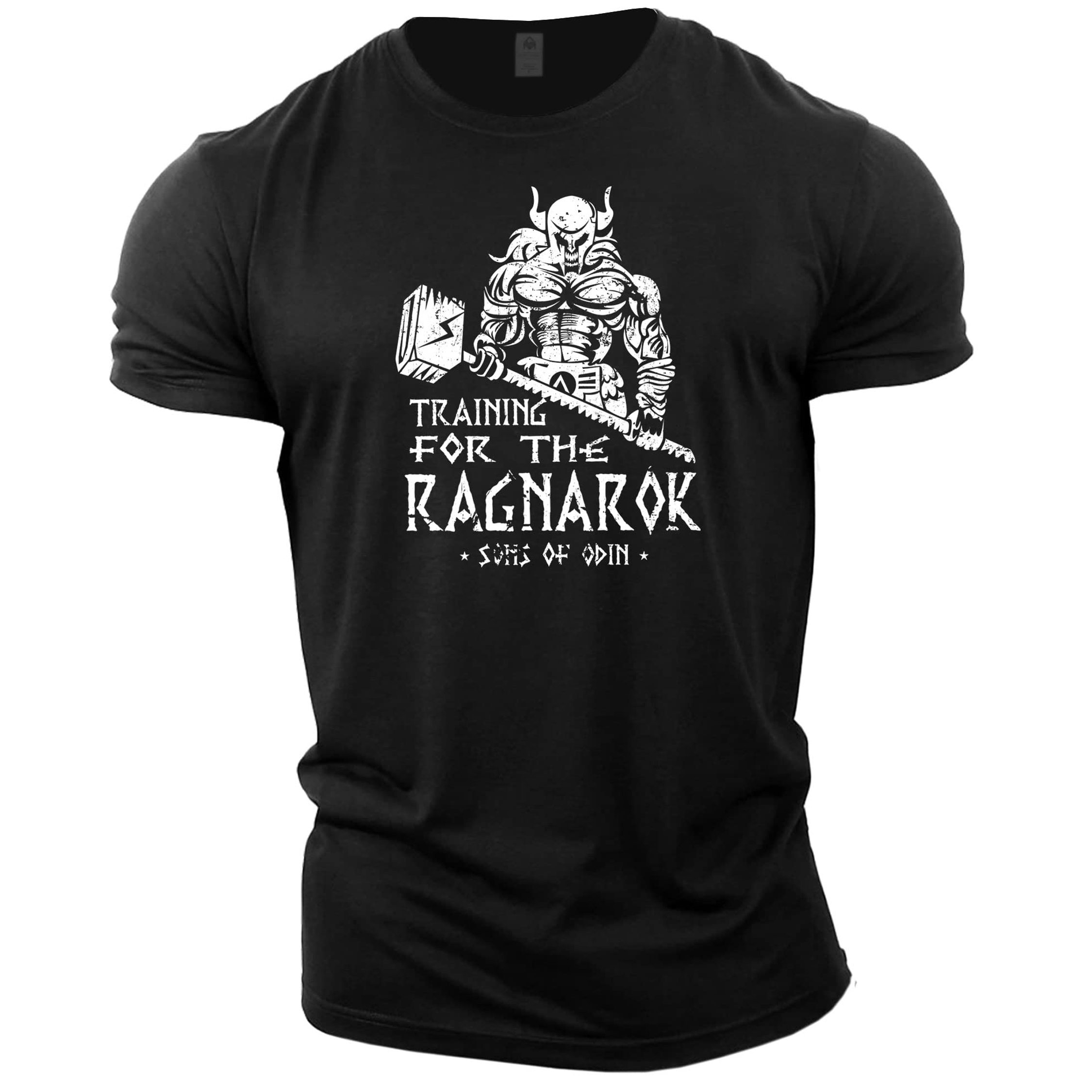 T-shirt Viking training for ragnarok noir