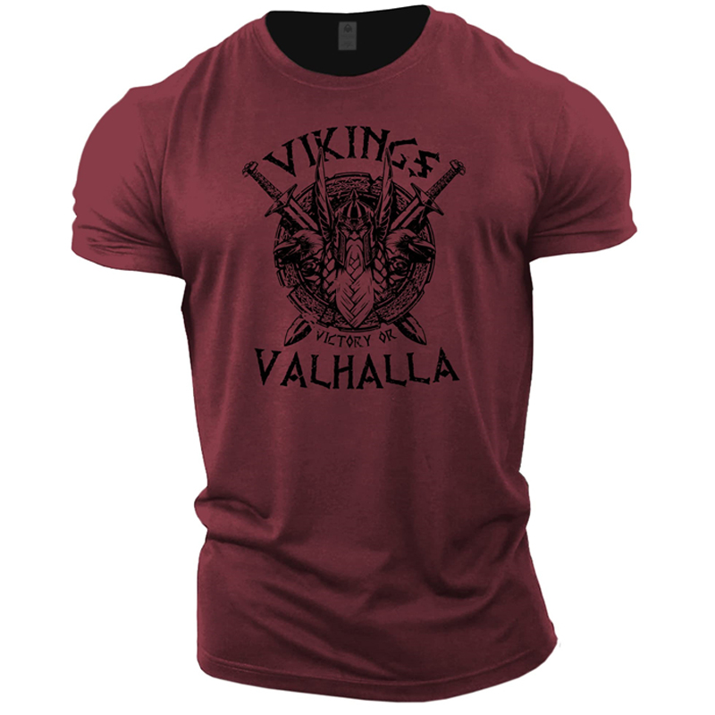 T-shirt Viking victory or valhalla Bordeaux