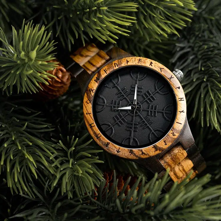 Montre en Bois Vegvisir — vue 3