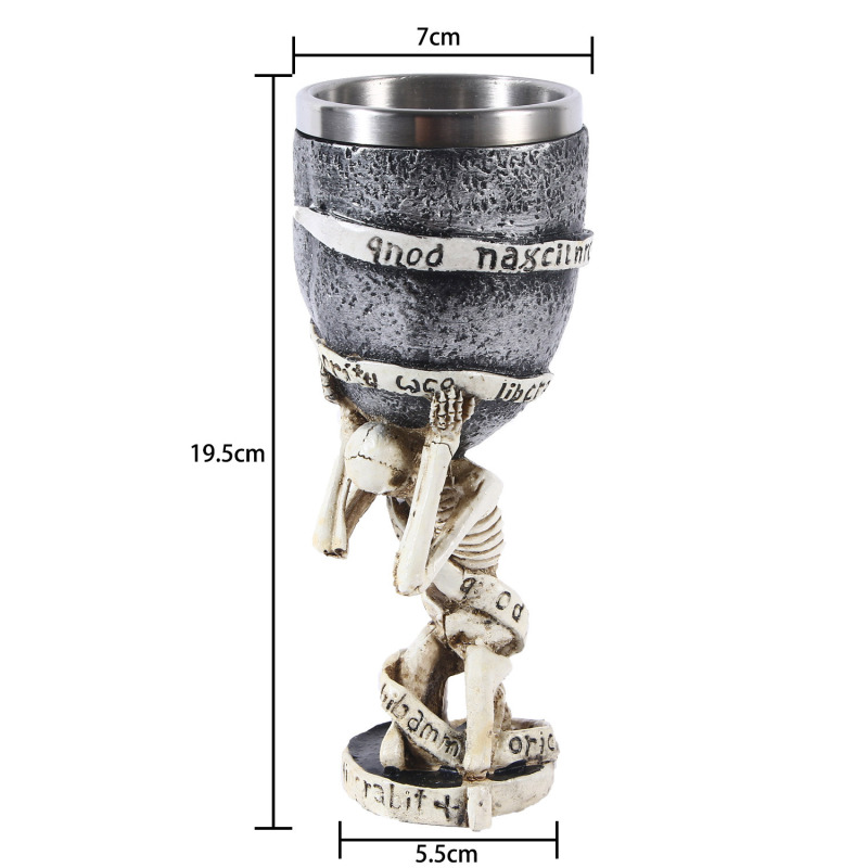 Verre viking squelette — vue 4