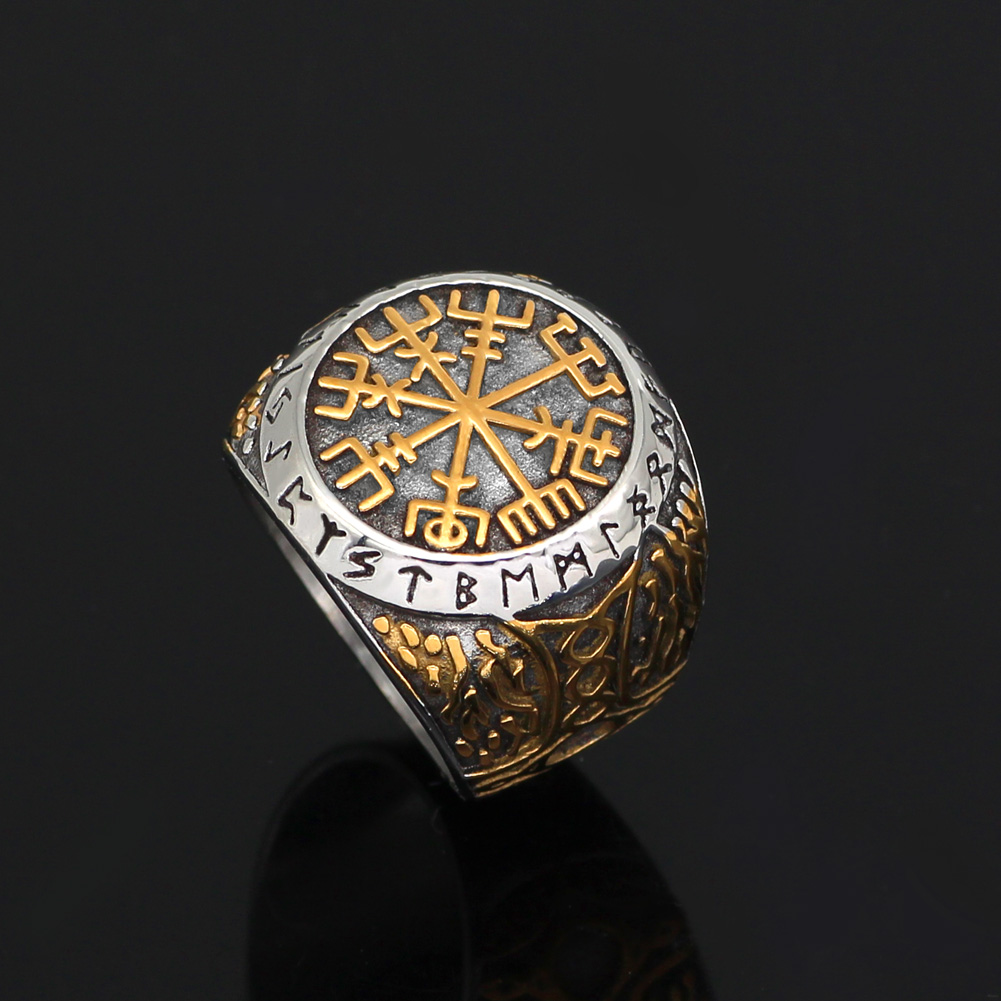 Bague viking Yggdrasil — vue 3