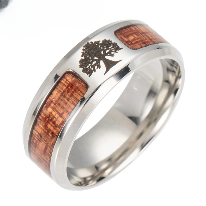 Bague viking arbre de vie — vue 3