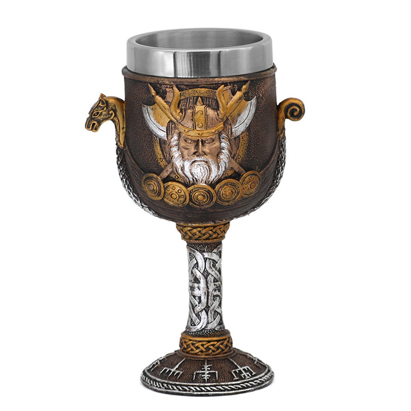 Verre viking guerrier — vue 3