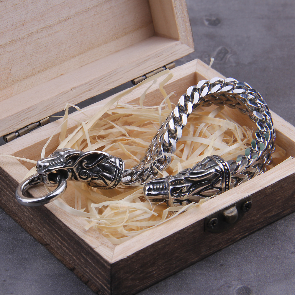Bracelet viking Tête de dragon — vue 3
