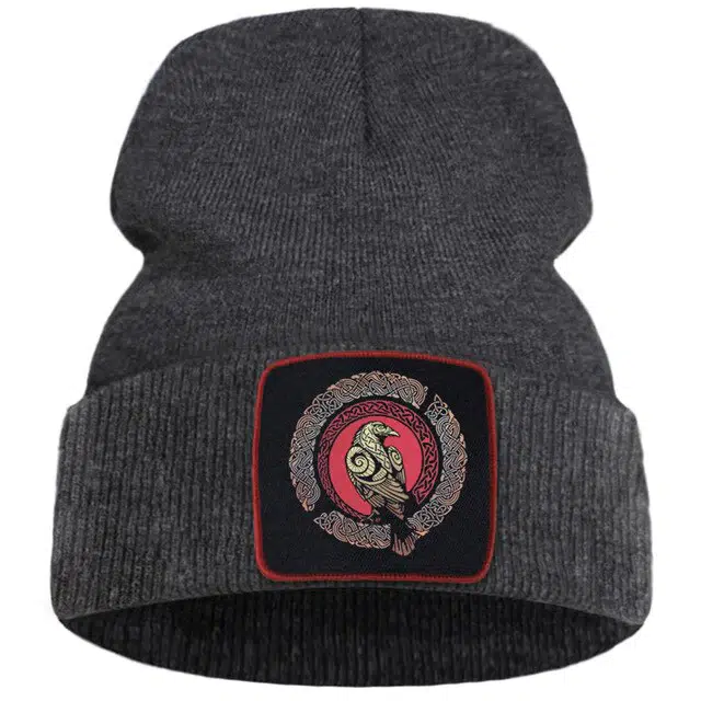 BONNET VIKING CORBEAU — vue 2