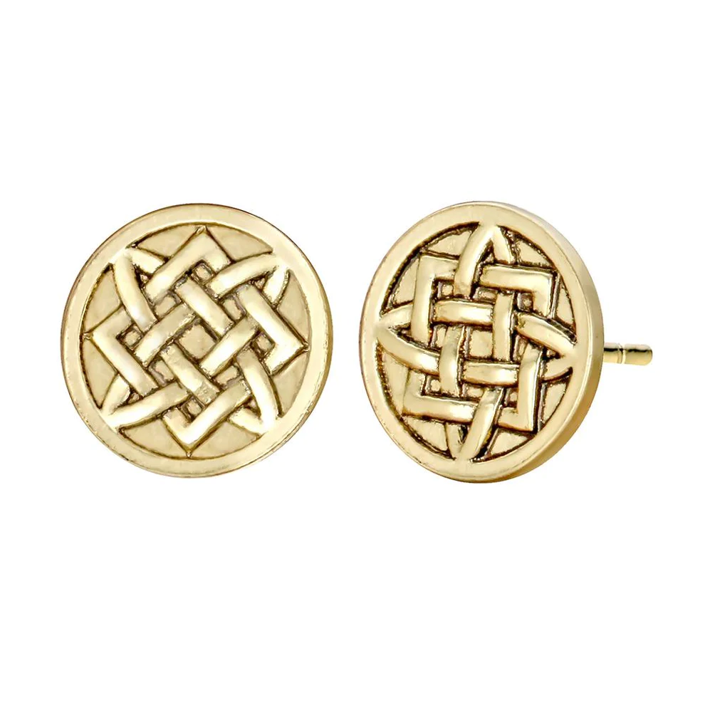Boucles d'Oreilles Viking Gungnir Dorées