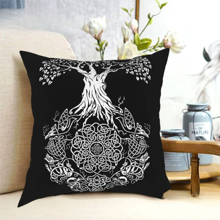 Coussin Viking Arbre Monde — vue 2