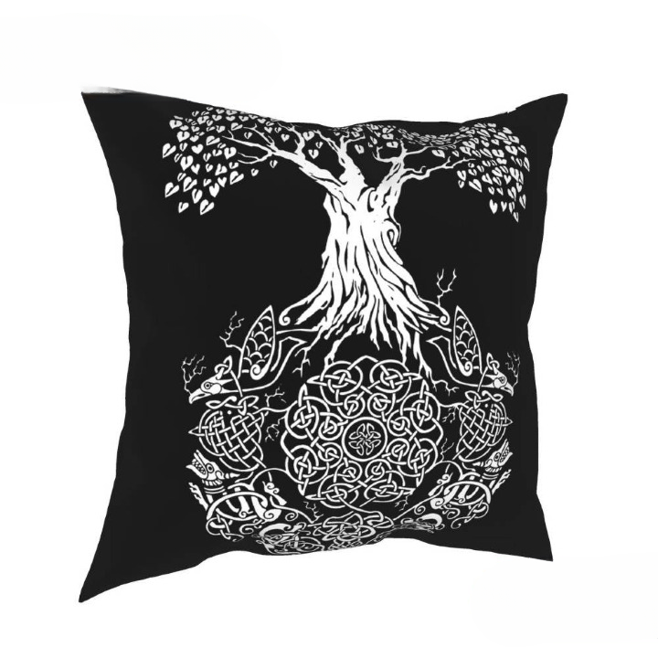 Coussin Viking Arbre Monde