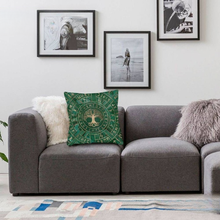 Coussin Viking Arbre Yggdrasil — vue 2