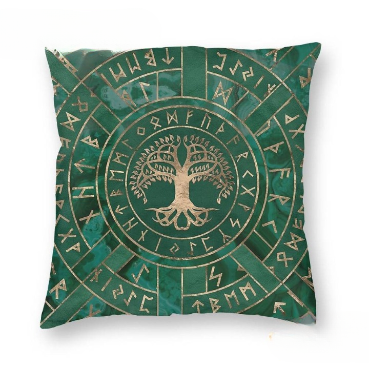 Coussin Viking Arbre Yggdrasil