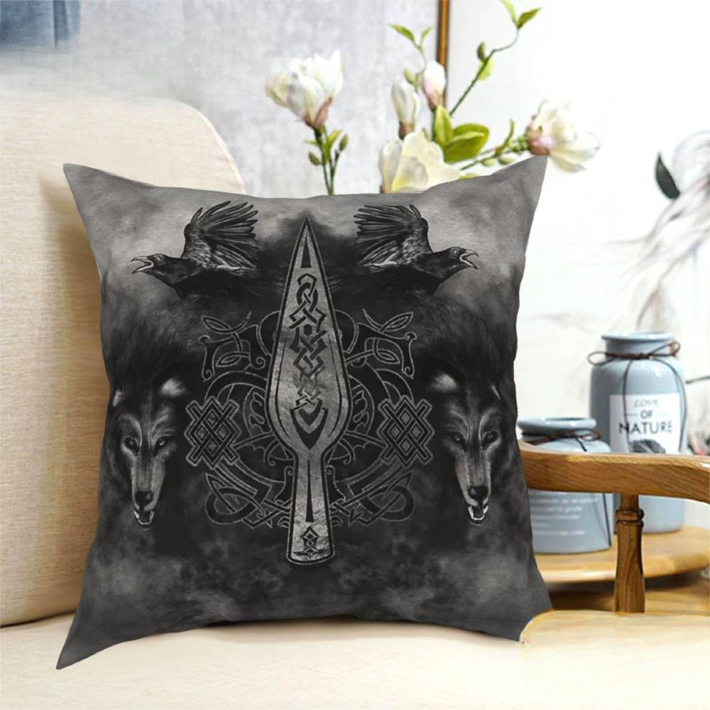 Coussin Viking Armes d’Odin — vue 2