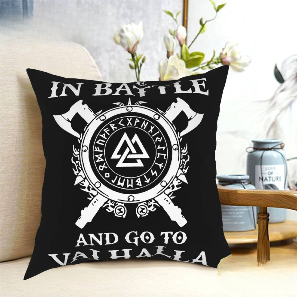 Coussin Viking Go To Valhalla — vue 2