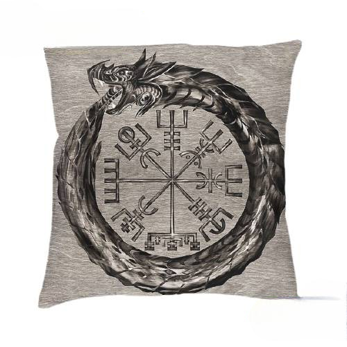 Coussin Viking Ouroboros