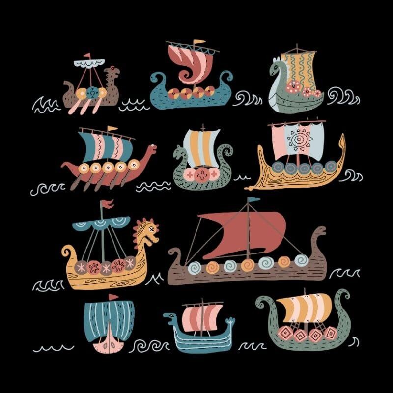 Drapeau Drakkar Enfant — vue 2