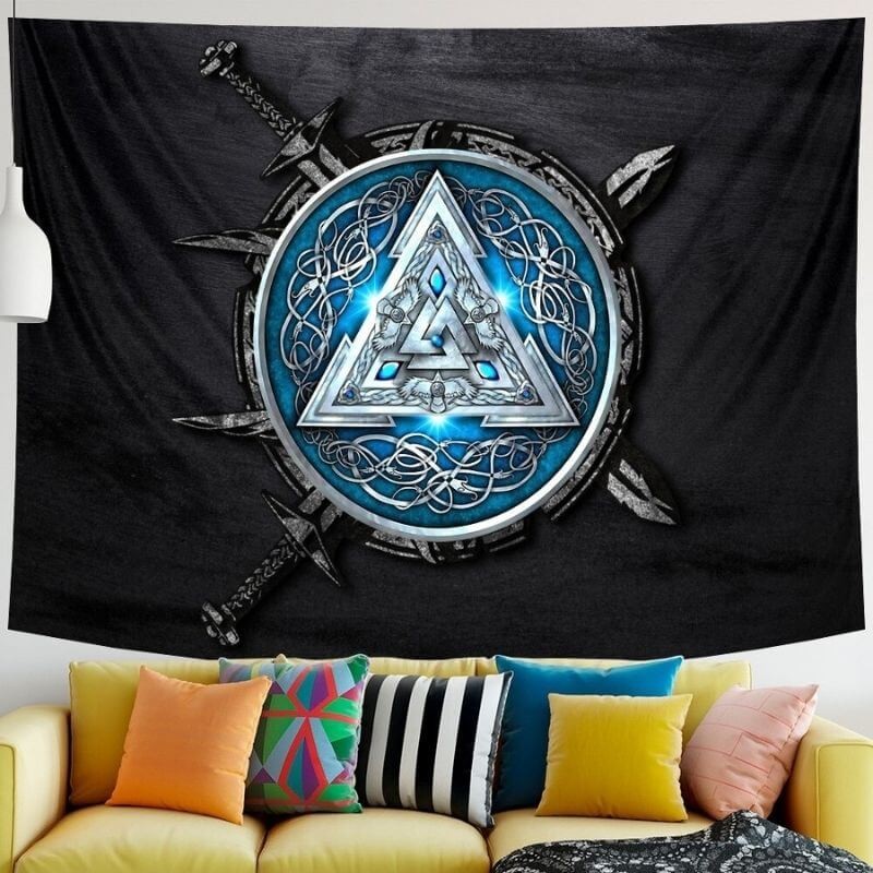 Drapeau Viking - Bouclier