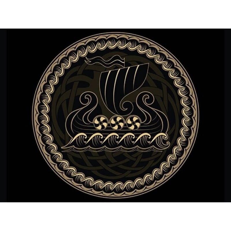 Drapeau Viking Drakkar — vue 4