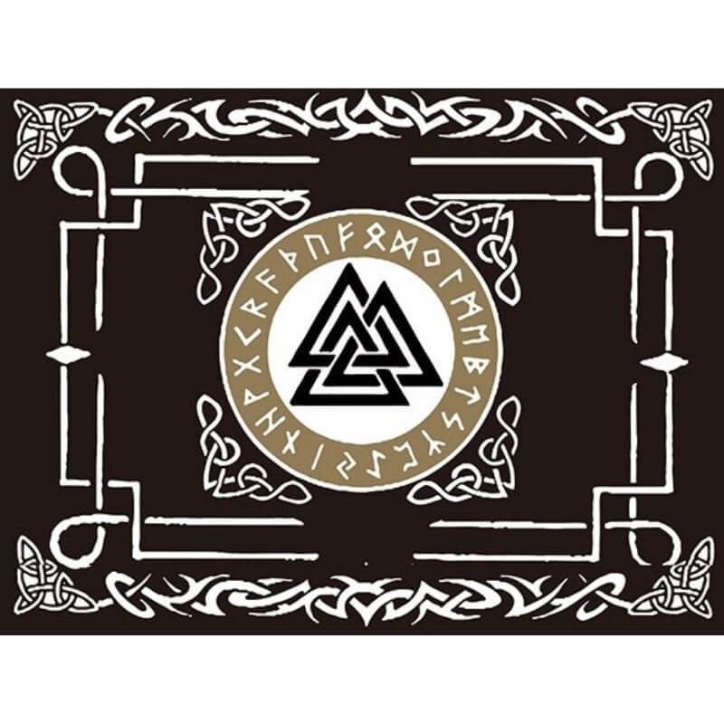 Drapeau Viking Futhark &amp; Valknut — vue 2