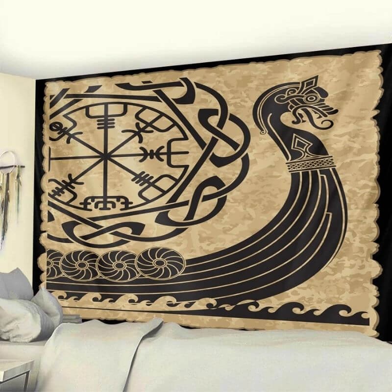 Drapeau Viking Snekkja