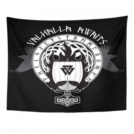 Drapeau Viking Valhalla