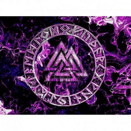 Drapeau Viking Valknut — vue 5