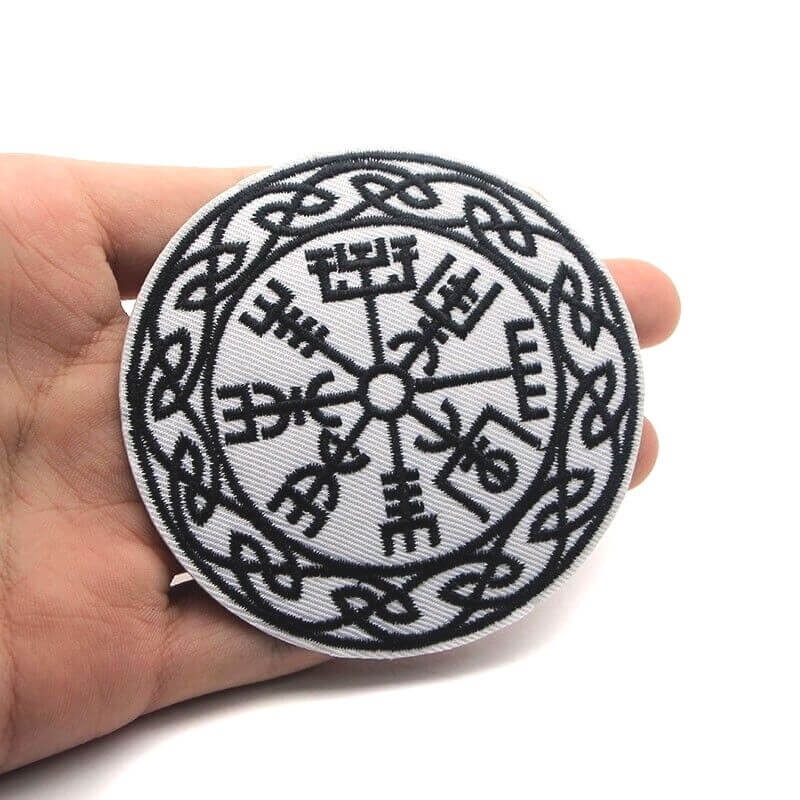 Écusson Boussole Compas Viking — vue 2