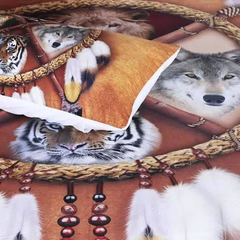 HOUSSE DE COUETTE LOUP ATTRAPE REVE — vue 2