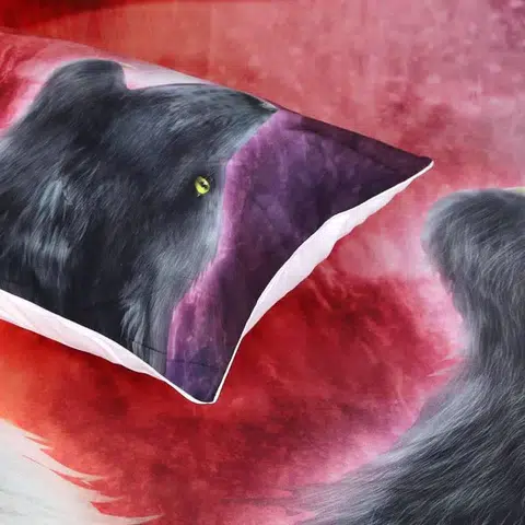 HOUSSE DE COUETTE LOUP DUEL SONORE — vue 2