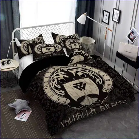 HOUSSE DE COUETTE VIKING - VALHALLA AWAITS — vue 2