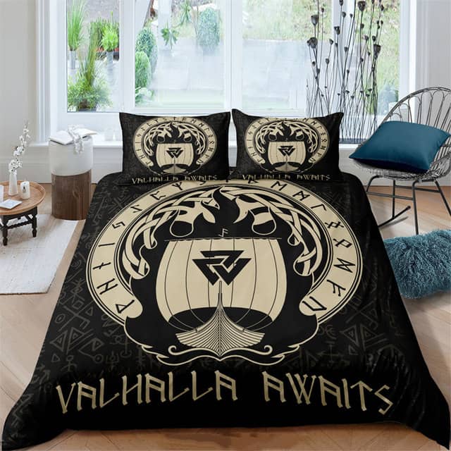 HOUSSE DE COUETTE VIKING - VALHALLA AWAITS