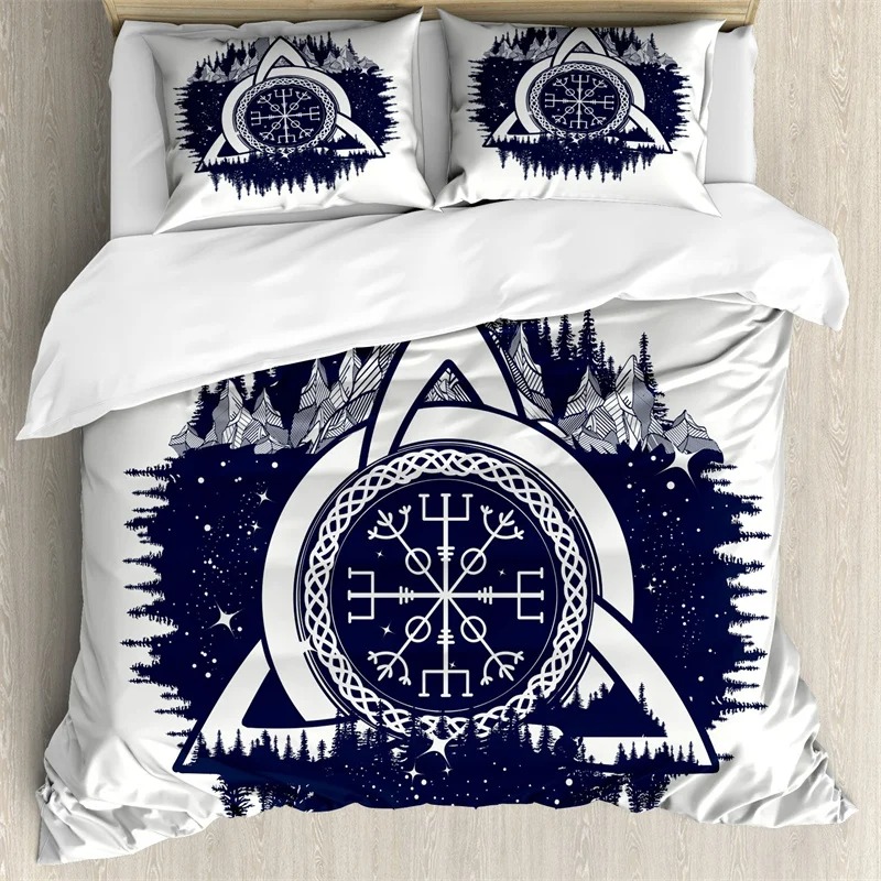 Housse de couette viking nuit etoilée
