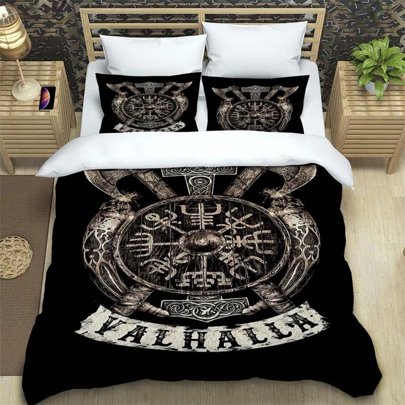 Housse de couette viking valhalla