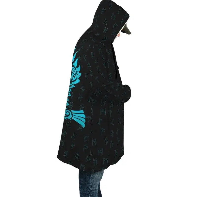 MANTEAU VIKING CORBEAU HUGIN — vue 2