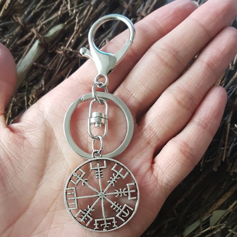 Porte clef Vegvisir — vue 3