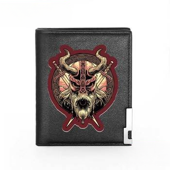 Portefeuille Guerrier Viking | Noir