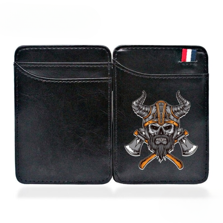 Portefeuille Nordique Viking | Noir