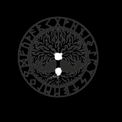 Stickers Arbre Viking | Noir et Blanc