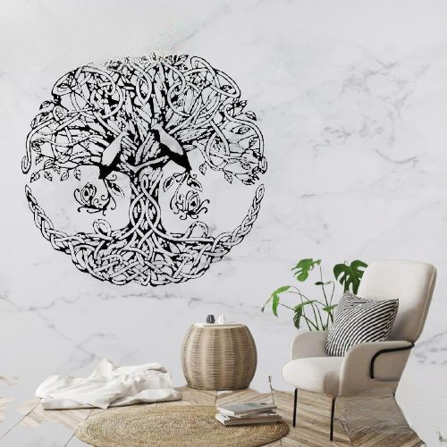 Stickers Arbre De Vie | Noir et Blanc — vue 2