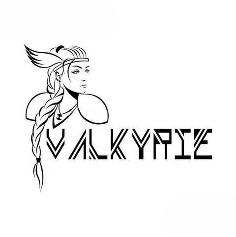 Stickers Guerrière Valkyrie | Noir et Blanc