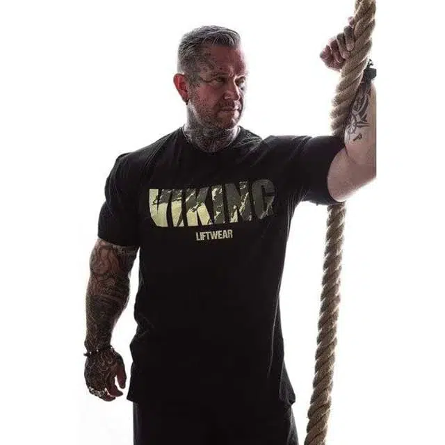 T SHIRT VIKING MUSCULATION MILITAIRE
