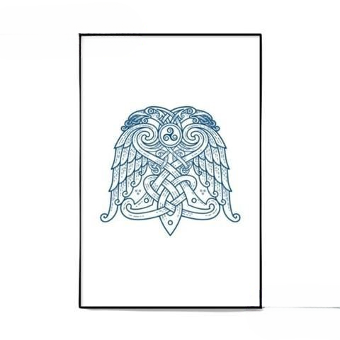 Tableau Celte | Bleu et Blanc