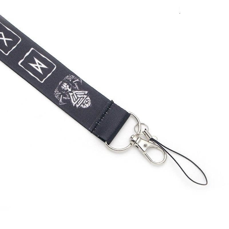 Tour de Cou Porte Clé "Rune Viking" — vue 3