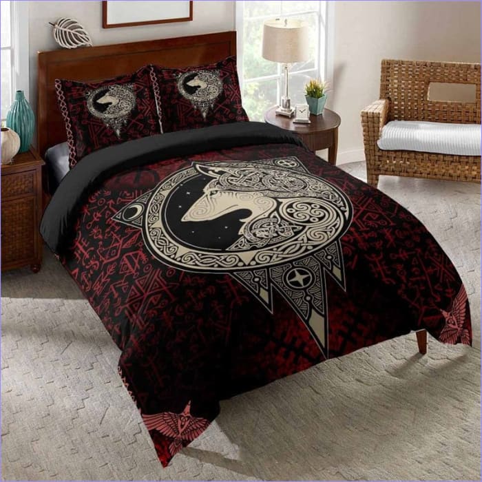 HOUSSE-DE-COUETTE-VIKING-FENRIR-rouge