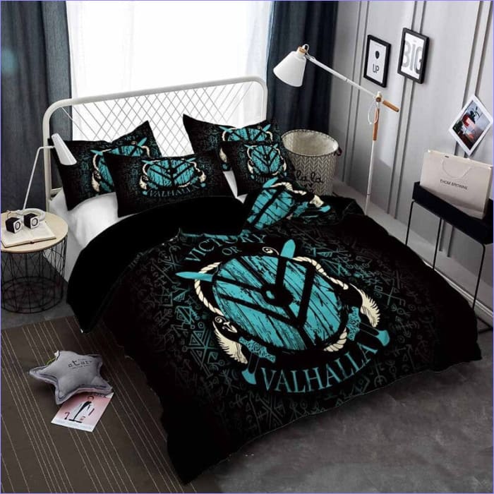 HOUSSE DE COUETTE VIKING VICTORY turquoise — vue 2